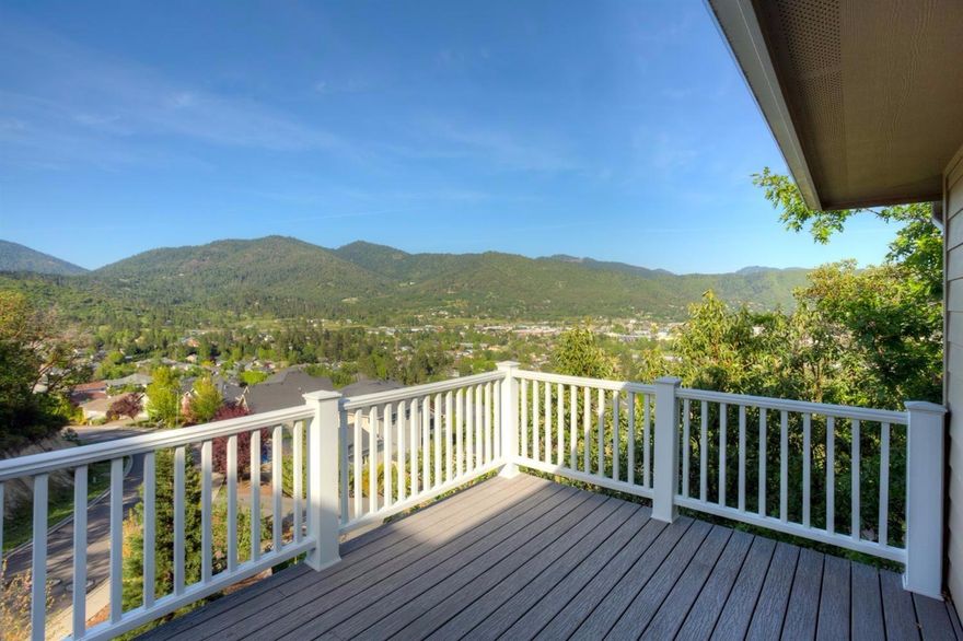 Stunning city views! And now room for a pool, shop or additional home. Huge custom home offers 4 bedrooms, 3 bath & unbelievable views of the city & distance mountains. Quality craftsmanship throughout, with features & upgrades like extensive Brazilian cherry hardwood, crown molding, granite counters, beautiful cabinetry, custom tile & so much more! The 3530 sq. ft. floor plan features a master suite on the main level as well as spacious living room, formal & informal dining area & awesome kitchen complete with all the appliances. Lower level includes a family room w/fireplace & wet bar. Other features include upper & lower level laundry rooms extensive decking & huge unfinished basement that could be used for additional living space. 1200 square feet of Trex deck on two levels. Finished 3-car garage to usher in the groceries right into the kitchen. Price includes two tax lots, so check with City & get creative! Need a shop? Pool? Second home? Or just level play area for the kids?