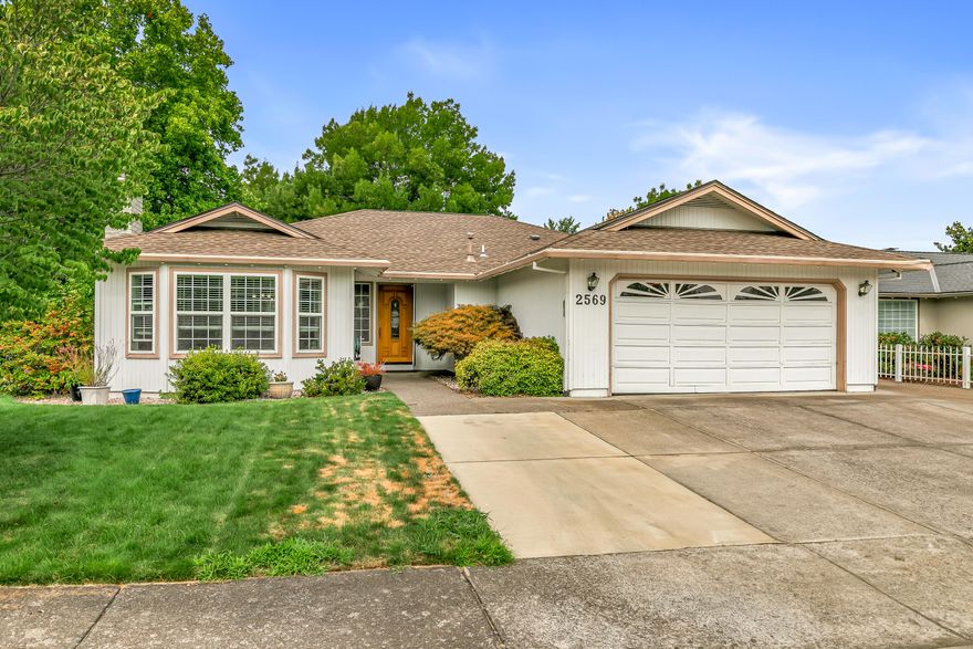 This beautiful 3 bedroom 2 bath home offers 1,945 sqft on a .21 acre corner lot in the desirable Parkwood Subdivision. A cozy gas fireplace creates a warm, inviting atmosphere, while granite countertops throughout the home add timeless elegance. The primary suite is a private retreat with a recessed ceiling, walk-in closet, and ensuite bathroom featuring an oversized vanity. A dedicated laundry room is conveniently located off the 2 car garage. Backyard is perfect for entertaining with an expansive deck, built in gazebo and storage shed. Garden beds, lawn and landscaping maintained with in ground sprinklers and a drip system in both front and backyard. Recent upgrades include full re-plumbing and a new roof in 2023, plus new appliances installed in late 2024. With additional RV and separate boat parking there is plenty of space for vehicles, toys and trailers. Blending thoughtful updates with exceptional amenities this property is more than move in ready!