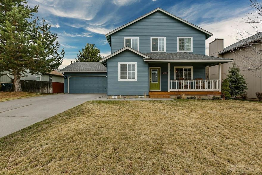 Explore the best of Bend from this ideal home base in SW Bend! Perfectly situated near the Old Mill District, Deschutes River, and more to fill your days with your favorite activities. Upon arrival, you are welcomed by updated interiors, a private backyard, and peek mountain views from your vaulted master bedroom. The front porch tells your friends and family that this is a special place that perfectly blends life & style. Huge gathering room ensures you can accommodate all of your guests for any occasion!
