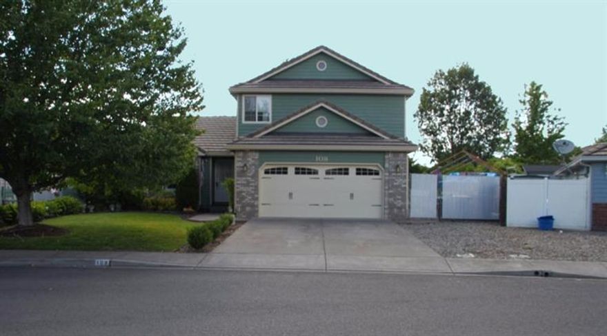 A very attractive two story home! Incredible cul-se-sac location in the desirable Jackson Creek Estates located on a large lot with an inground pool, gated RV Parking, and a tile roof. Home is very well kept and shows nicely. It has been a Living and Family Room with Fireplace. All bedrooms are located on the 2nd story. Backyard has roomy patio, fiberglass pool, raised garden beds, and lots of trees and shrubbery create a private oasis. Convenient location in the Mae Richards Elementary School District. Seller will provide a 1 year AHS Home warranty for the new buyer that includes A/C and Pool Coverage.