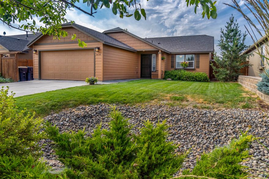 What an awesome opportunity to buy into this great neighborhood! The Sellers had several upgrades put in then the home was being built, including central air, tile counters, and stainless -steel appliances in the kitchen, luxury vinyl flooring in all but the bathrooms, had it wired for sound, upgraded the outdooe lights and installed 3 ceiling fans with dimmers. The patio was enlarged to a 16x16 and they had it plumbed for a hot tub, and added a cover over the patio. In addition, they just pressure washed the exterior of the home, re-stained the fence, painted the interior and interior doors, painted the storage shed to match the house, put new sod in the back yard and re-graveled the side yard. The back yard also has 4 garden beds so you can grow beautiful flowers or fresh veggies. Come view this ''move in ready'' home. It's just waiting for its new owners!