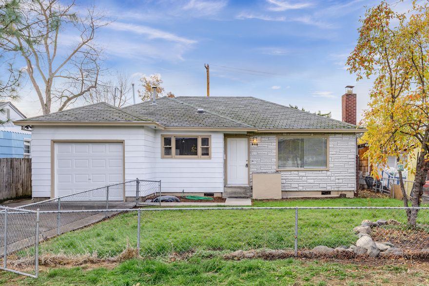 Two income generators on one lot!  Front dwelling is a cute 3-bedroom, 1 bath, 965 square foot cottage with recent updates.  New LVP (luxury vinyl plank) flooring and carpet.  New tile floors in bathroom.  New tile counters in efficient kitchen.  Other improvements include fresh interior paint, new garage door on attached single-car garage, new front door, and new blinds.  Covered back patio and fenced yard.  Last rented for $1,025.00 per month.   2nd dwelling has 420 square feet, 1 bedroom and 1 bath.  Currently rented for $700.00 per month.