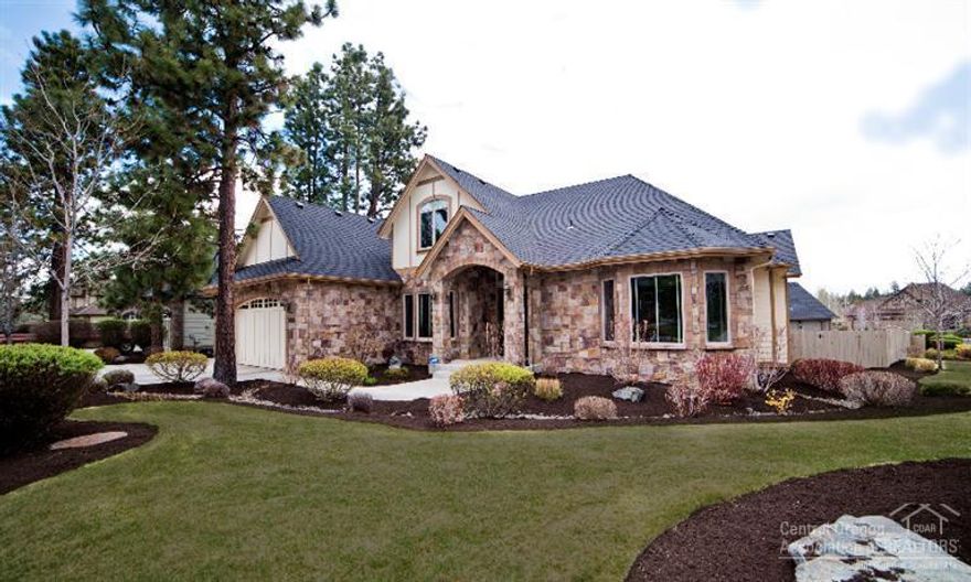 Magnificent home in the charming neighborhood of River Rim. This impeccably cared for home feels luxurious the moment you walk in to its 3610 SF. Vaulted Great Rm W/ exposed beams, Lrg windows & stone gas FP. Gourmet entertainer's kitchen W/ slab granite, rich wood cabinets & stainless appliances. Elegant main level Master suite W/ spa like bath. All 4 beds & Den generously sized. In addition, spacious Bonus Rm. All of this on a .28 acre corner lot near the Elk Meadow. Close to Brookswood Plaza & shopping!