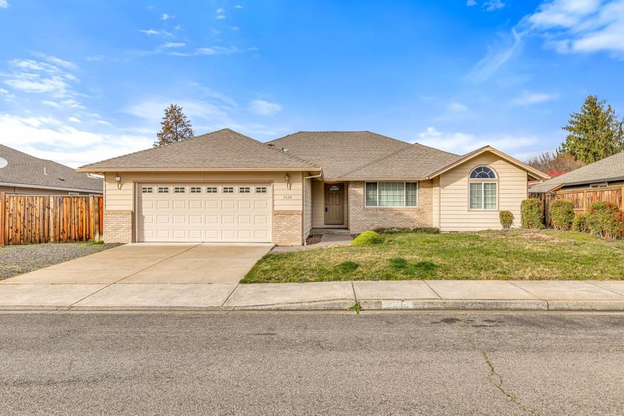 Wonderful home nestled in a highly sought-after neighborhood, Larson Creek Estates.  Close to schools, hospitals, shopping, and restaurants.  This home offers 3 bedrooms, 2 full baths, and almost 2400 square feet.  Nice wide entrance and hallways, with hardwood floors including in the kitchen and informal dining.  Every room in the home is very spacious with lots of room to spread out.  The kitchen has an abundance of cabinet space, informal and formal dining areas, a large family room with a gas fireplace, and lots of windows for brightness.  Even more cabinets/pantry storage in the laundry room/pantry of the kitchen.  The Master has a walk-in closet, double vanities with lots of countertop space, a jetted tub, and a walk-in shower.  A new HVAC system and water heater were recently installed.  Outside has a nice patio and easy maintenance yard with in-ground sprinklers.