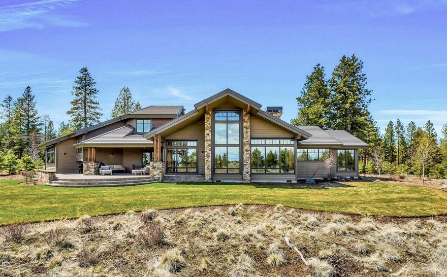 Enjoy the serenity of your private 10 acre property in The Highlands at Broken Top. This 2013 PacWest built nw mountain home offers 4,834 sqft of open and flowing space with 4 bedrooms, 3 + baths, bonus room, office & master on main. This peaceful, light & bright setting combines both privacy and convenience to schools, town, and trails. Enjoy the gorgeous easterly views from the expansive great room and patio. Over-sized 3-car garage with extra storage and space for all of your gear.