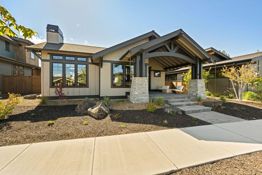 Step into style, comfort, and sustainability in this stunning 2023 Northwest contemporary by Hasenoehrl Custom Homes in Bend's premier Discovery West. Thoughtfully designed with bold architecture and exquisite detail, this 3 bed, 2 bath gem features a chef's dream kitchen, oversized island, media/flex room, and dedicated office. Green Star Energy Certified with an impressive score of 8! Entertain or unwind on the private paver patio, or explore nearby trails and the Deschutes National Forest just steps away. The spacious 3-car garage includes an RV bay with alley access, perfect for your adventure van. Exterior is wired & ready for your future hot tub or sauna. Plus, you're just minutes from NWX and the exciting new Discovery Corner shops and dining. This home isn't just a place to live; It's a lifestyle!
