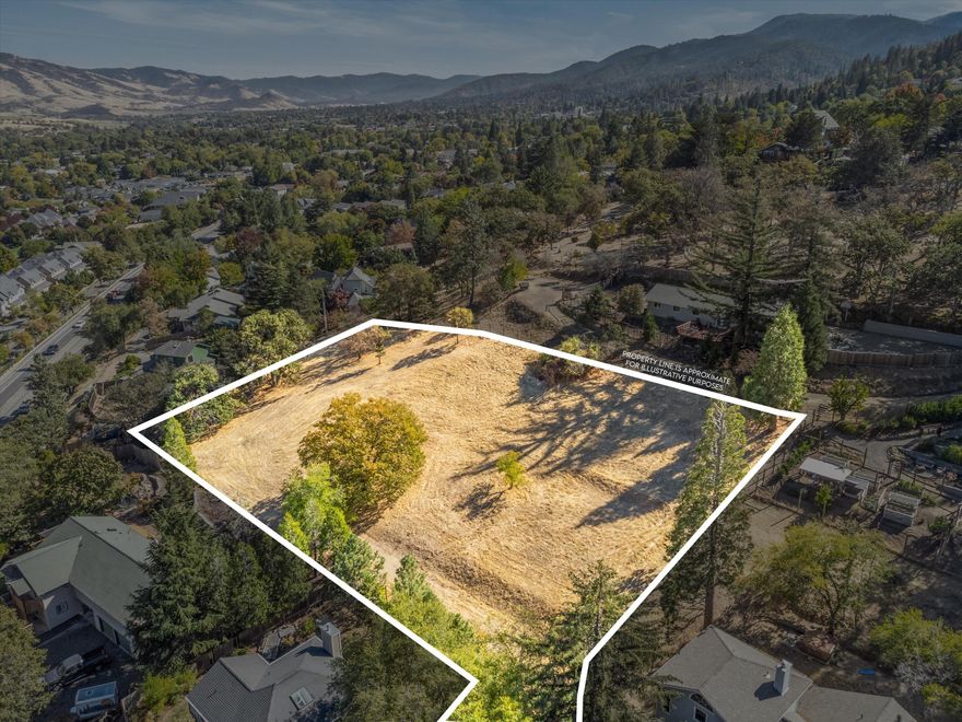 Two lots with views of the Cascade mountains. Downtown Ashland is a mile away with entertainment, dining and Lithia Park for enjoyment. Take in the views from these lots from your dream home. City services are accessible from the property. Possible two family set-up with 2 lots for sale. Check with city building and zoning requirements options.