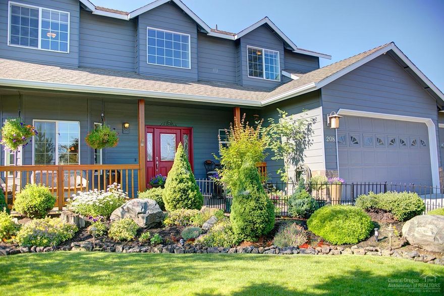 Great family home in convenient SE Bend location. Great Room w/gas fireplace and office or bonus room in addition to the separate living room all on main level. Open kitchen w/tile countertops, SS Appliances and eating bar. All bedrooms upstairs. Dining room w/built-ins and wine fridge that opens to the gorgeous and private backyard. Exquisite landscaping w/Koi Pond & Greenhouse! Fully fenced backyard with great privacy. 3 Car Garage w/fenced 40 feet of RV Storage.