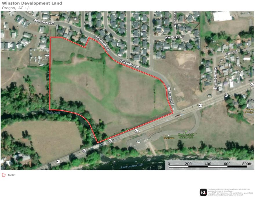 The property presents an opportunity to buy a fully entitled 101 site RV development with cabins in Winston, Oregon. The Property is well-located along Highway 42, a main thoroughfare of the city, allowing for ideal access to the Property. Area rents have maintained strong value and are positioned to command strong intrinsic return to a developer wanting to capitalize on the tourism of local attractions, as well as year-round for long-term RV due to housing supply restrictions. Ability to connect to city services for water and sewer. Winston is home of the Wildlife Safari, a unique, 600 acre free range animal habitat that attracts more than 160,000 annual visitors. The site also benefits from proximity to the Umpqua National Forest and several vineyards, which presents a year-round potential for tourism.