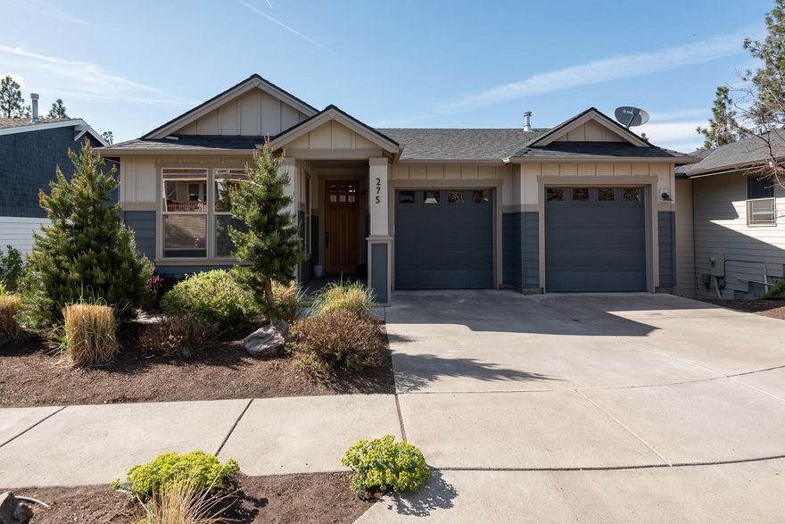 Fantastic updated Westside home with permitted ADU. Square footage with ADU is 4,203. The 3,653 sqft main house features open great room with abundance of natural light, 4 bedrooms (2 primary, 1 on main), 3.5 baths, office, bonus room, laundry room, 2 large decks and additional storage throughout. New flooring in main living area and updated kitchen in 2020. The 550 sqft ADU completed in 2021 provides private entrance, spacious kitchen with island, new appliances, living area, bedroom and full bath with tiled walk-in shower, private deck with hot tub and a large additional flex space. Outside is a well-established low maintenance yard with a new fenced backyard (2021) that features additional storage, brand new turf (installation Mid-July) and access to the Cascades Highlands Trail that extends from Phil's Trailhead to Overturf Butte Trail and beyond. Being conveniently located in the Skyliner Summit neighborhood provides close and easy access to schools, parks and Westside amenities.