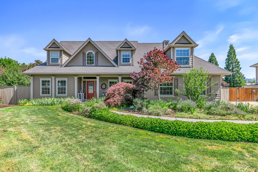 A home of exceptional charm and grandeur nestled on a lush .37-acre park-like setting. Mature trees envelop the grounds, offering a serene backdrop for an inviting in-ground pool with slide, a soothing hot tub, & two expansive garden sheds. Enjoy gracious outdoor living on the covered patio—perfect for entertaining. Inside, a soaring two-story great room fills the home with natural light, while the main-level primary suite features dual closets for unparalleled convenience. Three additional bedrooms, an elegant office, & a versatile bonus room ensure ample space for family and guests. Gourmet kitchen boasts a convection range/oven, granite countertops, and a generous walk-in pantry—ideal for the culinary enthusiast. Conveniently located near highly desired Hoover Elementary and St. Mary's schools, this estate blends timeless sophistication with modern comfort, offering a lifestyle of distinction and refinement. A rare opportunity to own a truly special home awaits. Open House Sat 1-3.