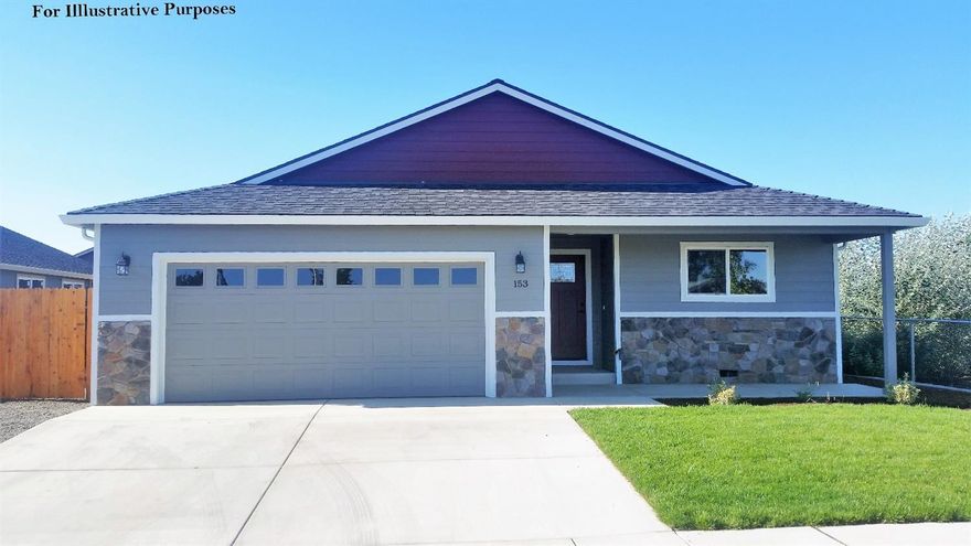 Beautiful Brand New Completely Custom Built Home with Tons of Upgrades & Extras Built With Pride by Snyder Creek Construction. Fantastic location with incredible views, surrounded by newer homes, just minutes from town and schools. Wonderful floor plan with coffered ceilings. Large kitchen, living room, family room, & master suite. Granite countertops throughout, upgraded stainless steel appliances, rock faade front, custom cabinets, inside laundry room, upgraded laminate floors in entry, kitchen & dining areas, tile flooring in laundry room & both bathrooms + much more. Large master suite with walk-in closet, walk-in shower & dual sinks. 2-car finished attached garage. Electrical upgrades throughout including the 1st ever fiber optic lines run to the house. Beautifully landscaped front and back yards with timed sprinklers. Rocked RV parking. Covered back patio, completely fenced back yard with RV gate. Bring your clients, they will love this home and location.