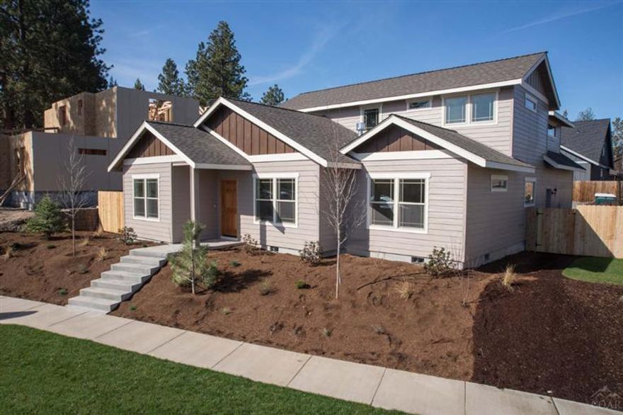 High quality craftsmanship by local hands-on builder.Superb finishes including granite slab counters,abundant hardwood flooring, and hand troweled walls and ceilings.Master and office on the main floor,huge bonus room up.NW Bend.Quick and easy access to the Parkway and shops.95% high efficiency gas forced air heating,fully insulated & painted garage,recessed lights throughout.Fully landscaped and irrigated with fencing too.Stamped concrete and abundant upgrades included.Ready to move-in March 1st.