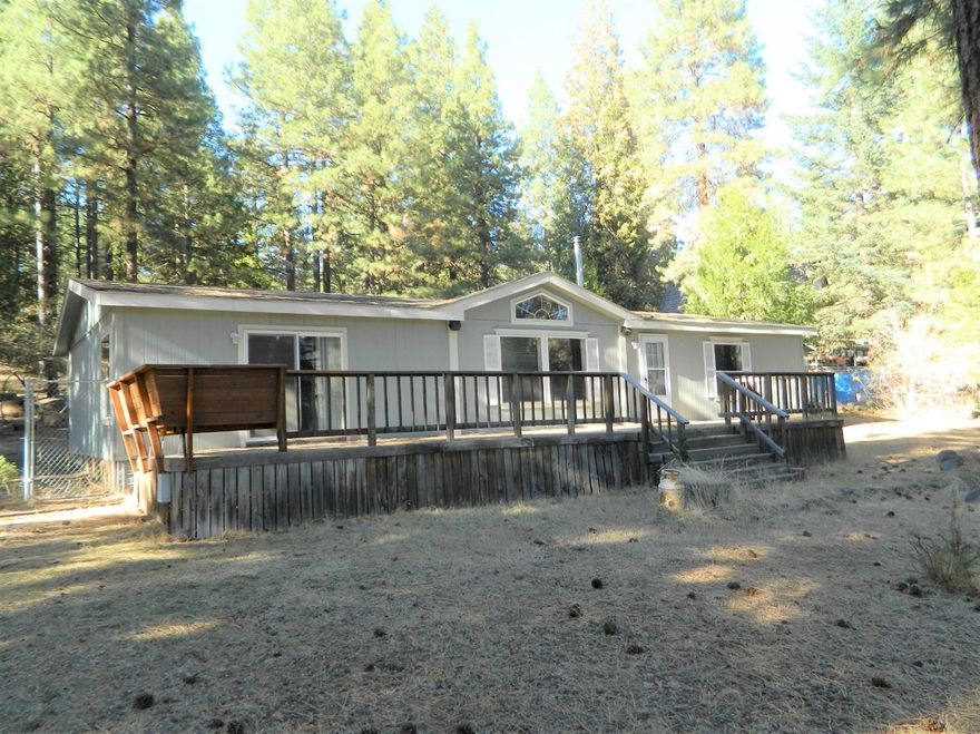 This three bedroom, 2 bath home sits on l.03 acres and is on a dead end road for added privacy. It has a split floor plan, island in the kitchen and pantry. There is a 24x36 garage/shop for those projects added storage. The large rear deck is a great place to sit back and enjoy the peace and quiet.