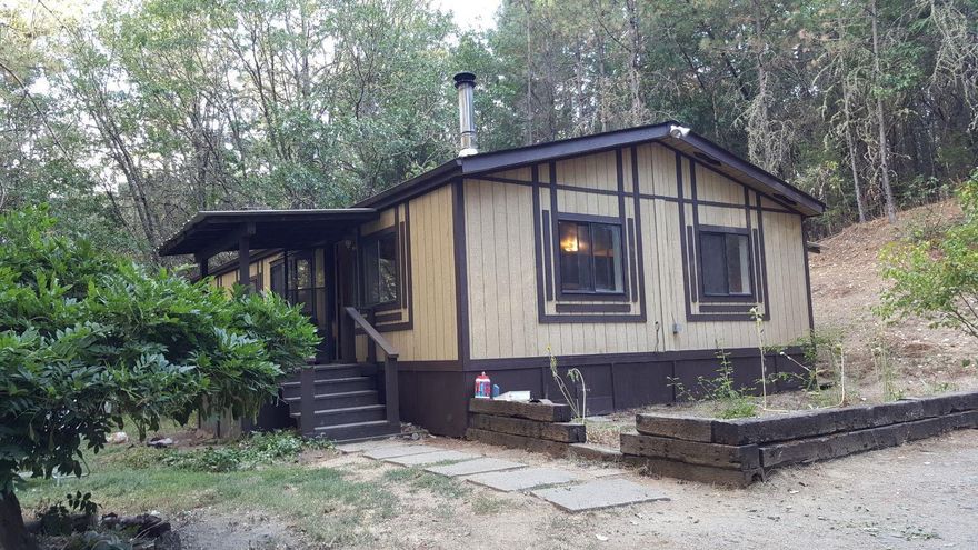 We have multiple offers and now asking for Highest and Best. Location Defines this One! Roomy 2 bedroom, 2 bath on nearly 5 acres. Private secluded country setting and minutes from downtown and hospital. Certified wood stove. District 7 schools. All information deemed reliable but subject to change. Please use due diligence