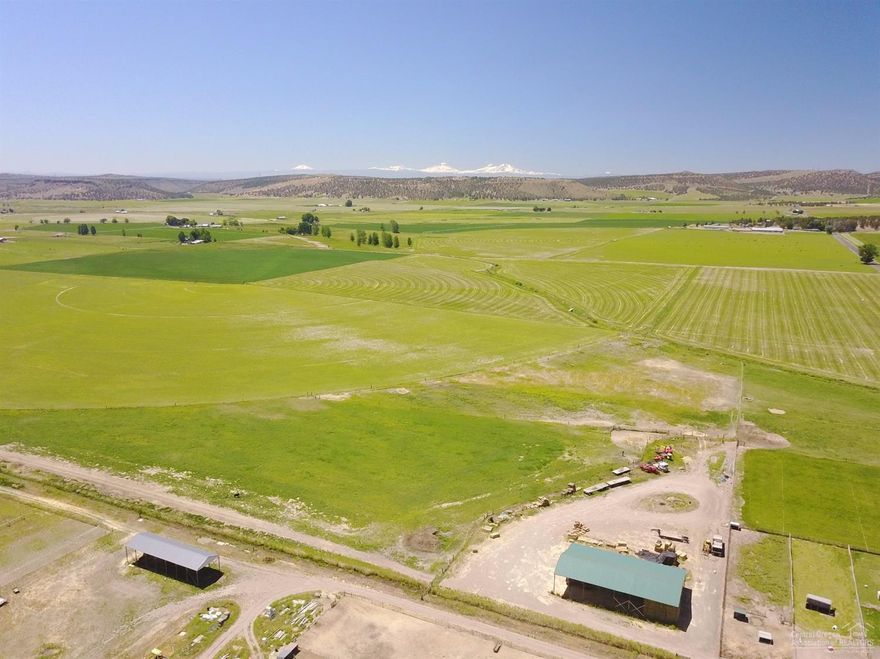Prime Ochoco Valley farmland! 197.7 acres, irrigated by one seven tower pivot and two wheel lines. 170 acres of alfalfa and 27 acres of orchard grass. Ochoco Irrigation District water with two 40 horsepower turbine pumps. A nice 36-x96' hayshed with an additional 20'x96' wing for a total of 5,550 square foot of hay storage! This amazing location is buildable for a farm dwelling (buyer to confirm with Planning Department).