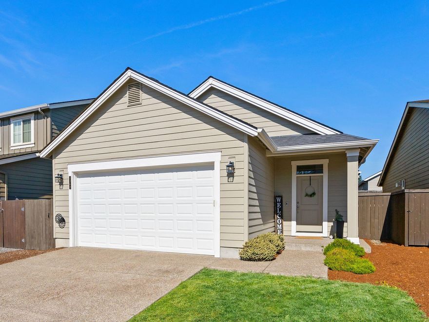 Welcome to this beautifully maintained one story home featuring 3 spacious bedrooms and 2 full bathrooms. Enjoy an open concept layout filled with natural light, perfect for both relaxing and entertaining. The modern kitchen offers ample counter space and storage, flowing seamlessly into the dining and living areas. The primary suite includes a private bathroom and generous closet space. Step outside to a private backyard -ideal for outdoor gatherings or quiet evenings. Conveniently located by schools, shopping and parks, this home is move in ready and waiting for you!