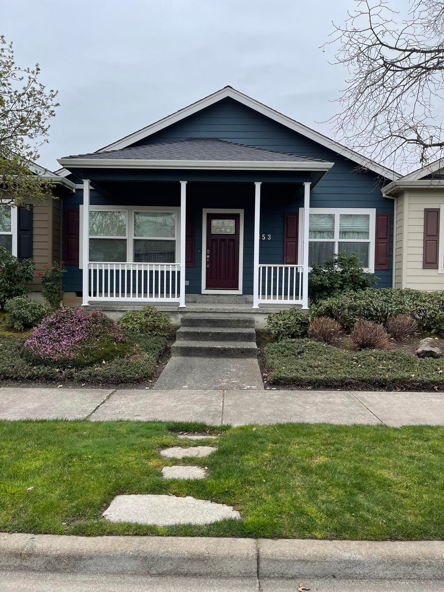 Cute 2 bedroom, 2 bath Townhouse with a two car garage in desired neighborhood. Nice back patio. Park playground for children located close to Townhouse.