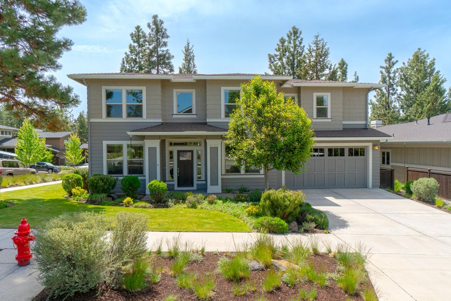 Fantastic 5 bedroom home w/ large upstairs Bonus Room & lower level Office in Bend's Shevlin Pines neighborhood less than 3 miles from Downtown! The Bonus Room has a full closet and can serve as a 6th Bedroom if you desire. Lower Level Bedroom with en suite Bathroom - perfect for guests, extended family, or a second office/den. Corner lot, large fenced back yard w/ covered, composite deck, a 3 car tandem garage, & enclosed storage under the deck. Inside offers high ceilings throughout, a spacious family room with a gas fireplace and built ins, hardwood floors, an open kitchen with a large breakfast bar and dining area, and lots of natural light. The 2nd level Master Suite features a walk in closet, soaking tub, separate tile shower & double sinks. Convenient upstairs laundry room w/ utility sink & cabinets.  AC to be installed by owner. All less than 1 mile from 981 acre Shevlin Park, Tumalo Creek, old growth ponderosa forest & miles of trails for exploring the beauty on Bend's westsid