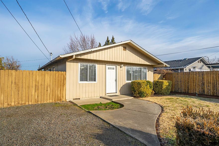 Owner is re-roofing the home.  Please be mindful of construction. Very nice 884sf home with 3 bedroom, 1 bath home on a .13ac lot.  Home is in move-in condition. Front and backyards are sprinklered and with the large backyard where there is room to add on to the house or build a garage.  The side yard is also large enough for a RV and would only require changing the fence to a gate. 
Home is back on the market at NO fault of the home.