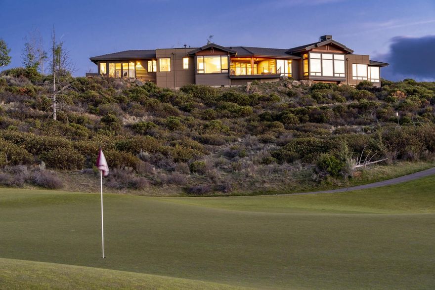 Exquisite Norman-built northwest contemporary home, situated on one of the largest lots in Tetherow, overlooking the golf course with cascade views to the North and West. This open floor plan features tongue-in-groove cedar ceilings, timber beams, and 8ft alder craftsman doors. Expansive gourmet kitchen, a massive island boasts antique labrador polished granite countertops, breakfast bar, and prep sink, subzero fridges on each end of the kitchen and a 48 inch industrial Dacor range, butler and walk-in pantry. Private covered patio with built in grill, firepit and heaters for year round entertainment. Owners wing separation from guest quarters include a massive walk-in closet with dual access and ensuite with golf course views, walk-in tile shower, double vanity, heated floors and soaking tub. In addition to 3 bds plus an office, don't miss the additional flex studio with built-ins, full private bath, private patio and entry way. Enjoy this breathtaking Tetherow Living.