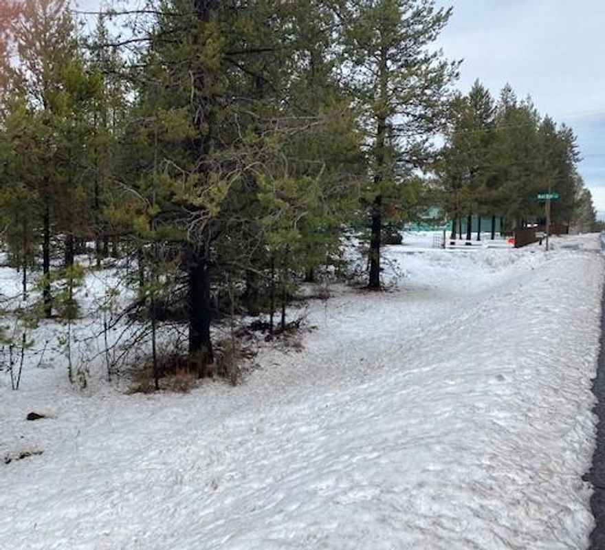 Looking for a blank canvas to build your new  dream home!  Look no further than this  wooded level corner lot off of two paved roads!  Drive by and take a look at it.  Buyer needs to do due diligence with Deschutes County regarding future building and septic system.  Electric at the street.