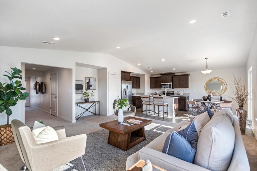 Save up to $10,000 on this nearly completed home! The 1,395 sq. ft. Darrington is move in ready for those ready to move forward and enjoy an affordable plan catering to the Central Oregon lifestyle. Vaulted ceilings and sun-filled spaces create an inviting place to gather, while durable LVP flooring and low-maintenance finishes keep life simple. The oversized garage offers room for your gear, gym, or hobbies, and the fully fenced backyard is perfect for pets, gardening, or relaxing under the Central Oregon sun. Move in before the holidays and start creating memories without the stress of projects or hidden costs. With thoughtful design, modern comfort, and smart pricing, the Darrington delivers the freedom to live well now while investing wisely in your future.