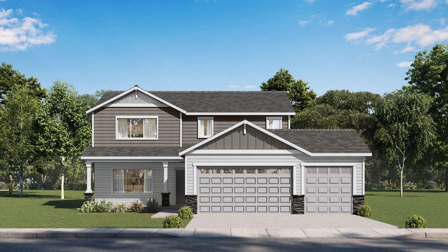 Lot:WB19- Check out MonteVista Homes spacious new 4 bedroom, two-story Theilsen Floor Plan located in Madras' Premier Willowbrook Community! This site has a 3-car garage!  This home offers a popular open floor plan with 9 ft ceilings on the 1st floor, large great room with fireplace, a master suite on the main level, a designer kitchen with Quartz counter-tops, an island with bar counter, stainless steel appliances, and a walk in pantry. The  second floor boasts a large bonus room, three spacious bedrooms, a full bath and a large laundry room.  This is perfect for anyone looking for some extra space!