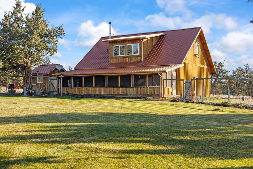 Welcome to your dream property in Powell Butte, Oregon! This stunning 10-acre parcel offers breathtaking mountain views, making it an ideal location for your custom-built home. Originally planned as a live-in guest house/Residence while building your main residence, this property is primed for your vision. Key features include: - **Scenic Views:** Enjoy panoramic mountain vistas from this expansive 10-acre lot. - **Guest House:** A ready-to-live-in guest house allows for comfortable accommodation during construction. - **Utilities:** Septic system designed for both the main home and guest house, a well for water supply, and a well-maintained driveway for easy access. 3 RV spots  - **Workshop:** A triple bay shop provides ample space for hobbies or storage. - **Outdoor Living:** A chicken house and garden area enhance the outdoor living experience. Don't miss this opportunity to create your private retreat in the heart of Oregon's natural beauty. Schedule a viewing today!