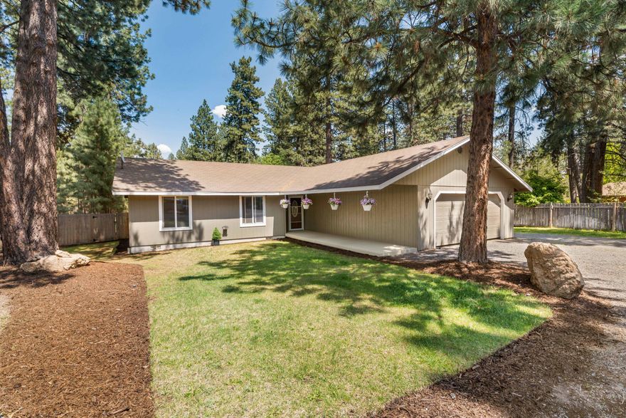 Single level home, SHOP, ADU!!
Discover this unique, move-in-ready single-level family home in the highly sought-after Deschutes River Woods community! Set on nearly an acre, this exceptional property features a spacious 44x40 fully insulated shop with 12-foot double doors—ideal for hobbyists, business owners, or serious storage needs. Above the shop sits a permitted ADU (Accessory Dwelling Unit) with a private entrance and dedicated parking—perfect for multigenerational living, rental income, or a home office. The main home offers a 2-car attached garage, updated features, and ample space for comfortable living. Outdoors, enjoy a fully fenced yard, RV parking with electric hookups, a heated dog kennel, and in-ground sprinklers throughout. Jacuzzi hook-ups on the back patio offer a relaxing retreat. Located on paved Minnetonka Lane, this property combines rural tranquility with easy access to Bend amenities. Don't miss this one-of-a-kind opportunity with endless potential!