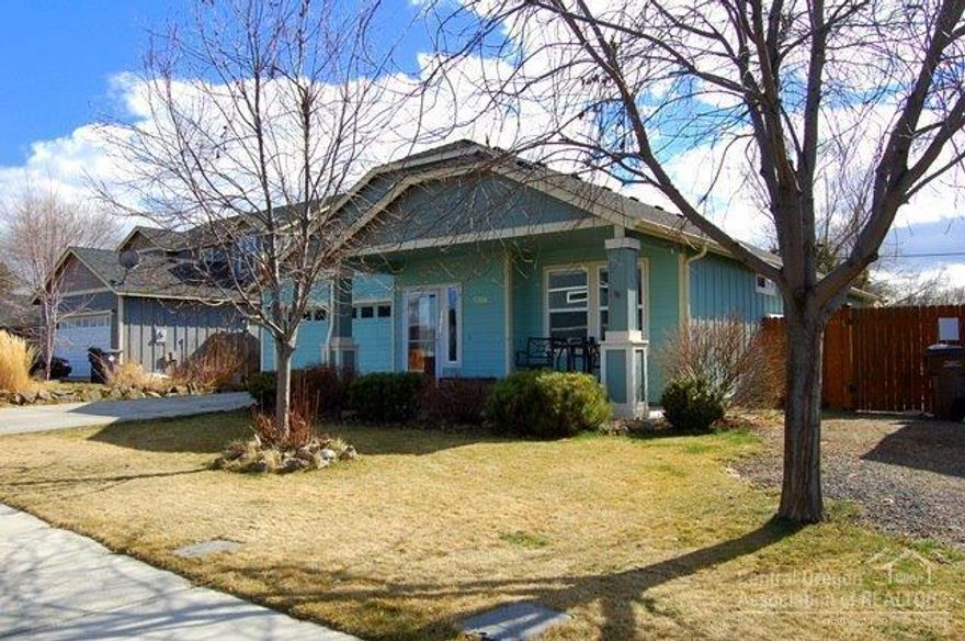 Great Location in SW Redmond, with easy access to Hwy 20 & Hwy 97. 2006 Single Level Craftsman Home, featuring 3 bed, 2 baths, 1579 Sq.Ft. Open concept living area w/arched entries, large breakfast bar & entry. Gas Fireplace in L/R with tiled surround. Master Suite w/slider to patio. Spacious bath with dbl sinks, walk in closet & shower stall, Forced Air Electric 2/AC Private Fenced back yard w/2 patios, underground sprinkler system & Storage shed.