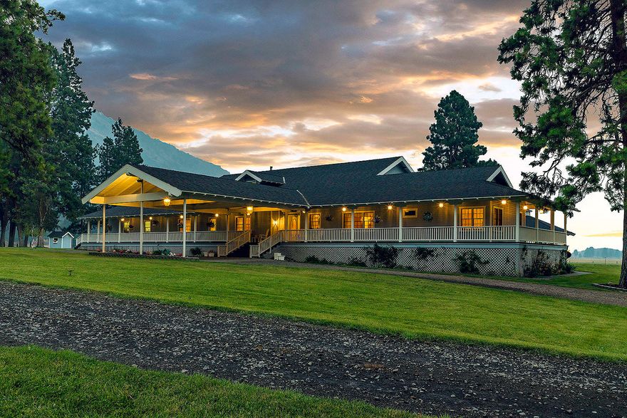 How would you like to own your own piece of paradise?  Nestled in the north end of Plum valley, Lazy K Ranch has it all. Currently used as a Certified Organic cattle operation, featuring approximately 120 acres of lush irrigated pasture, that is fenced and crossed fenced with 5 wire electric fencing with a pressurized irrigation system. In addition there are approximately  263 acres of forestry land as well.  Cruise report on file states 768,000 board feet of Douglas fir,  Incense Cedar, and White Fir.  Lazy K Ranch has been kept in immaculate condition throughout the years.  From a fully equipped craftsman shop, Quilters loft, corrals, horse barn with loft, pond, water feature, gazebo, landscaped yard. Lazy K Ranch Features a 3 Bedroom, 4 ½ Bath Custom  Built home built in 1992 with over 5,500 square feet of upscale living perfect for entertaining at its best.  All farm equipment and furnishings are included. So pack your bags and come live out your American Dream.