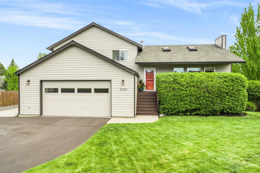 Hard to find home with apartment/mother-in-law floorplan! The spacious main home features 3 beds, 3 baths & bonus room, as well as an additional 1 bed/1 bath apartment with its own entrance, yard, kitchen & laundry. High-end LVP flooring, stainless appliances, new exterior paint, plus many additional upgrades throughout, including new floors, paint & fridge in the apartment. Open concept living area with vaulted ceilings, skylights & large windows provide tons of natural light. Option for bonus room to be a 2nd en-suite primary bedroom or lock it off to be included in the apartment as a 2nd bedroom. Versatile floor plan offers a range of possibilities to suit your needs. Eligible for Bend STR permit. Beautifully landscaped & fenced yard with extensive irrigation system & a dog run. Plenty of off-street parking & room for RV (with full hookups). Oversized 2-car garage with workbench, as well as useable dry storage in the crawl space.