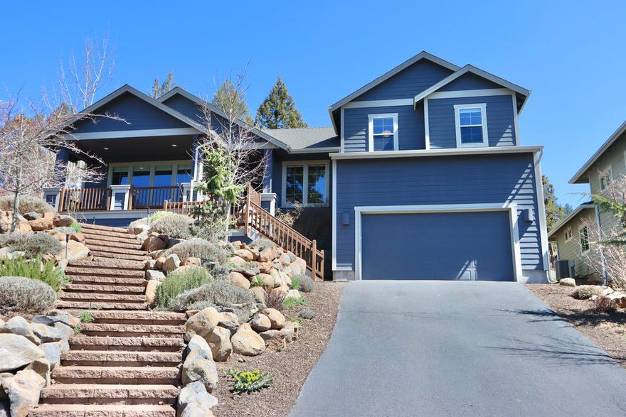 This home in the desirable Running Y Resort Community is a must see! Beautiful 2,076 open living floor plan home with mountain views and breath-taking sunsets. 3 bedroom, 2.5 bathrooms, and a main level office/exercise room with french doors. Big open kitchen with large island, granite countertops, stainless steel appliances, pantry, and new wood vinyl flooring that extends throughout the main level. Main level master includes his and hers closets. Resort is full of amenities that include a fitness center, indoor pool, hot tub, and sauna, children's playground, walking trails, dog park, basketball, volleyball, tennis and pickleball courts.
