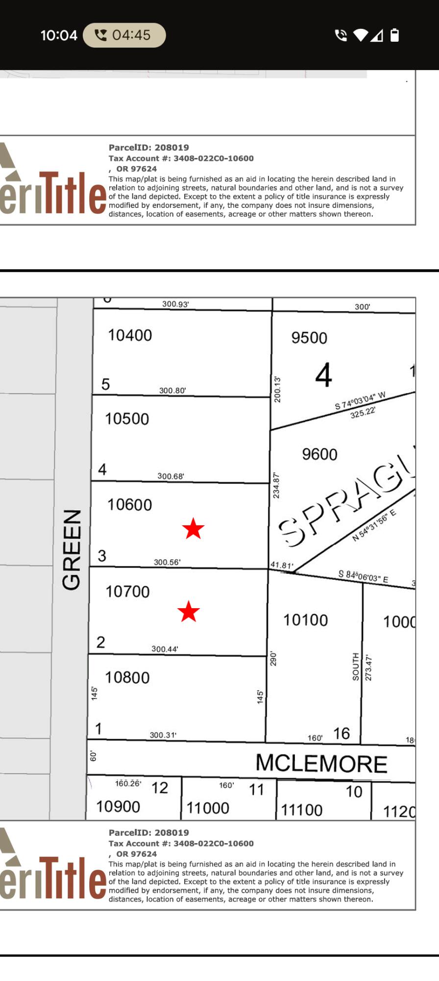 Sprague River Pines - Land