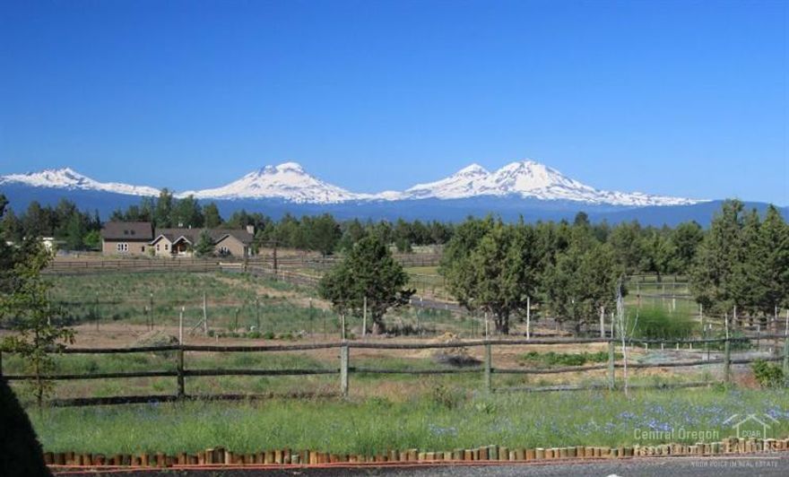 Dynamite Cascade Mtn. Views! Spacious home on 5.43 acres, borders public lands, near McKenzie Reservoir. Perfect for horses, animals or gardening. Open floor plan, vaulted ceiling in LR with Soapstone woodstove. Bedroom, hobby rm and 1.5 baths on 1st floor, 2 master bedrooms plus another bedrm w/huge closet on 2nd floor. 473 sq.ft. shop with tile floor, work bench, & cabinets. 1728 sq.ft farm/garage building with 2 14' x 10' doors, concrete floor, fully insulated, w/outlets for RV connection.