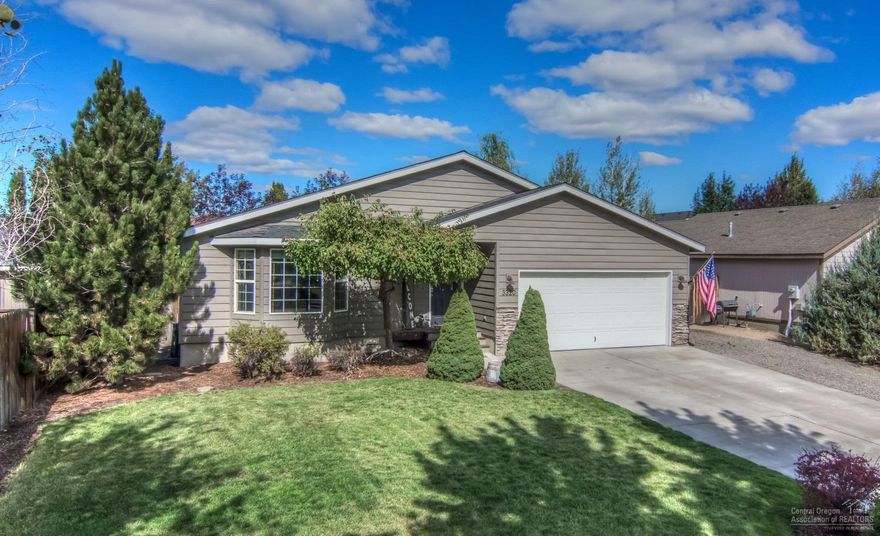 Single level home in Glacier Ridge, NE Bend. Nicely situated on a quiet cul-de-sac close to shopping, restaurants, medical and parks. This very cute home has been modernized w/hardwood floors, new carpet, craftsman interior trim & paint. A desirable open plan w/updated kitchen & bathrooms. Oversized master bedroom allows for sitting or office & includes a walk-in closet. Large .18-acre lot that is fully landscaped, fenced and separate fenced dog run. Extra long driveway w/ample room for parking. Must see!