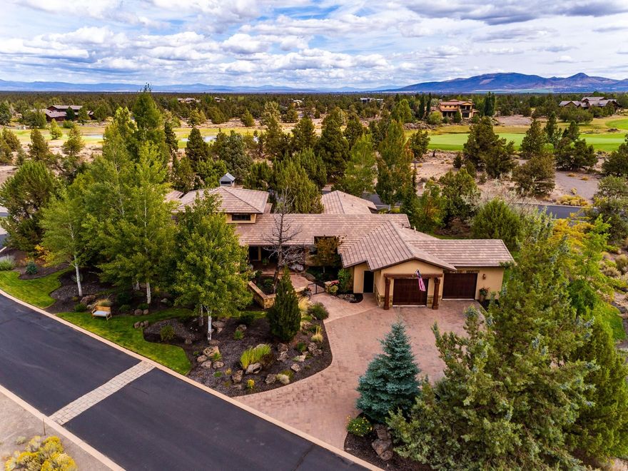 Meticulously designed 3380 square foot single level home is a dream for anyone looking for luxury, serenity and privacy tucked into the Estates at Pronghorn Resort in Bend, Oregon. Custom built using the finest materials and finishes and the Kirsti Wolf designed interior is sure to wow you and your guests.  From the open concept kitchen, dining and great room to the spectacular outdoor living space, no detail was missed when constructing this home.  Enjoy lovely garden views from the dining room and private backyard with grand outdoor kitchen and covered living area with spectacular water feature. Two grand master suites on opposite ends of the home boast access to this amazing backyard living area. Third en-suite bedroom is equipped with a walk in closet and can easily be purposed as an entertainment suite.  Private 2 person office and mature landscaping with ultra private setting.  A full Pronghorn Premier Club Membership is included in this sale.