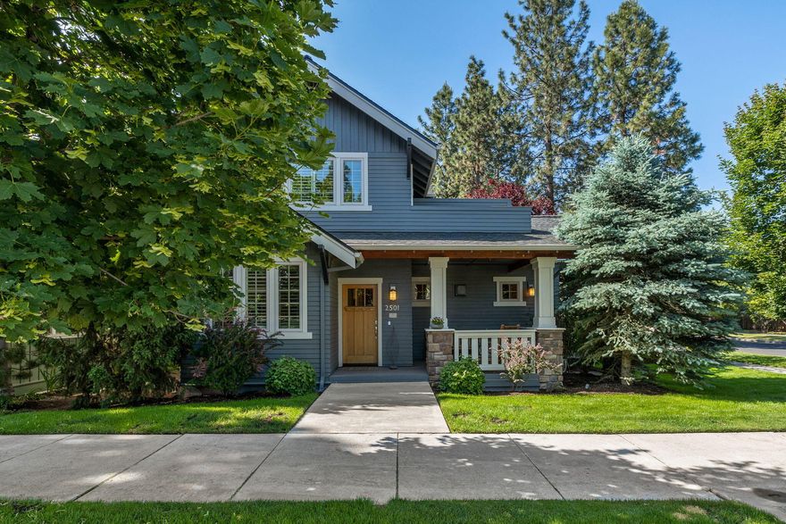 A MUST SEE! Impeccably maintained craftsman on a prime corner lot in the iconic NWX neighborhood, just blocks from parks, schools, restaurants & more! Thoughtfully updated, this 3-bed + office floorplan includes a vaulted great room accented w/ white built-ins & cabinets, solid surf counters, wide-plank LVP floors, quality appliances, dual zoned heating/cooling, & an epic backyard for enjoying summer afternoons! Upstairs boasts a spacious primary w/vaulted ceiling & private deck. The updated primary bath includes a soaking tub, full tile shower, & sizable walk-in closet. 2 additional beds, bathroom, & large laundry room with additional storage complete the second level. The corner lot is an outdoor oasis w/ a recently installed Trex deck & meticulously manicured landscaping w/ an adorable hobbit house. Other updates include newer carpets, newer roof w/leaf filter system, outdoor shower, & newer Trex patio. This is as turn-key as they come! This adorable home has so much to offer!