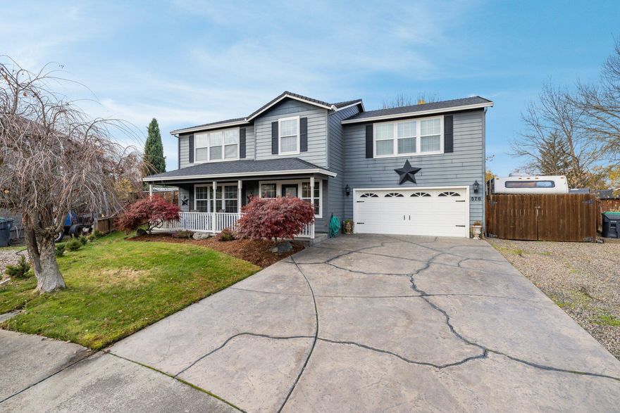 Price improvement just in time for Christmas! Original owners and first time on the market, located in a quiet cul de sac in a sought after neighborhood. Put an exclamation mark on 2023 with this absolutely stunning home that has it all! RV parking, inground pool, outdoor kitchen, man cave/she shed, hot tub, covered back patio, all situated on .32 of an acre. As you walk inside you're greeted by a spacious living room with fireplace that passes through to the dining room. There is a half bath downstairs and indoor laundry with additional storage. Upstairs you will find the primary bedroom with tons of natural light, a walk in closet, dual vanity's and coffered ceiling. Two nice sized guest bedrooms and a show stopping enormous great room that could be used as a 4th bedroom if desired. This amazing property must be seen to be truly appreciated! Schedule your tour today!