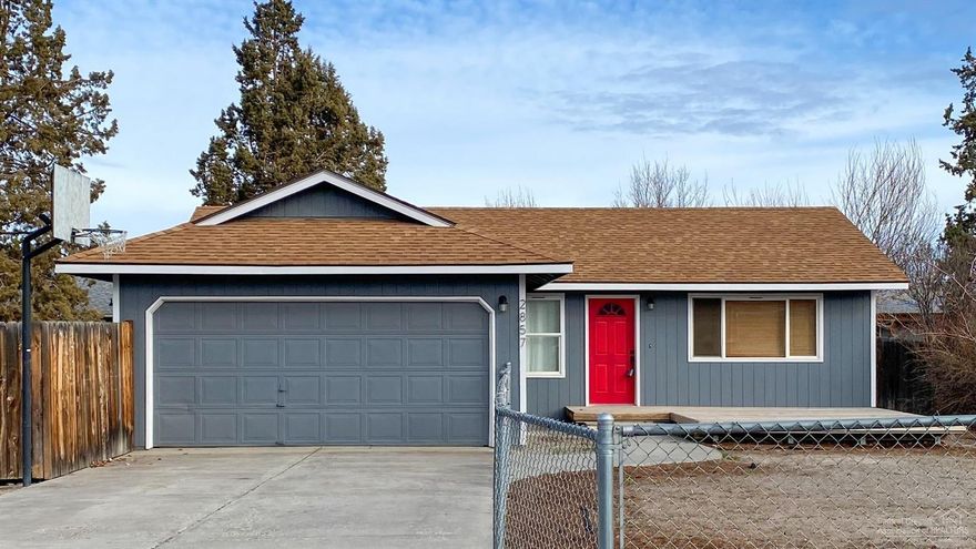 Darling SW Redmond SINGLE LEVEL home with easy access to Highway 97, shopping, dining, schools and more! This home offers a wonderful open flooplan with lots of natural light, laminate flooring, ceiling fan and lives larger than the square footage suggests. The exterior of the home offers a large deck in the front and back of the home, fenced front and back yards, sprinkler system, and plenty of room for your toys. A new roof was added in 2016, new exterior paint in 2019, and almost all new interior paint was done in 2020. This house is ready to call home!