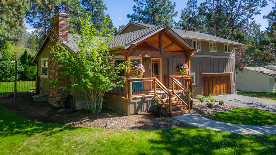 Covered front porch welcomes you to this lovely West Hills location. Enjoy morning coffee w/southern views of the Paulina Mountains. Open concept, w/abundance of natural light. Spacious, well maintained, back yard accessed from dining area, kitchen & great room featuring large windows showcasing both front & back back yards on the main floor. Outdoor living spaces for all to enjoy. Raised beds and kayak storage! Two bedrooms plus primary suite complete the upstairs. Beautiful refinished wood flooring & stone in baths. Generous flex room w/separate entrance  & new carpet leads you to back patio situated on the lower level. Oversized two car garage w/storage bump-out & freshly coated floor completes this well cared for west side residence. New HVAC, water heater, interior paint. RV, Sprinter Van & Camper parking. Room for all of your Central Oregon toys! City is replacing water lines so pardon the dust and access is easiest from Iowa Street. Watch for upcoming open house this weekend!