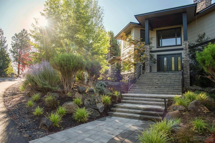 The curb appeal of this modern masterpiece is breath taking! Beautiful private lot with gorgeous contemporary home and Cascade Mountain views. Completely remodeled home is an entertainers delight with an incredible chef's kitchen and pantry, options for casual or formal living and dining indoor and out! Spa-like master retreat with balcony and incredible views. Den on main floor with 3 more guest beds and bonus room upstairs. Spacious guest Casita for total privacy and long term guests. Outdoor living boasts a wood burning fireplace, BBQ area and lovely patio. Water features sooth you as you enjoy this lovely back yard. Sound proof studio on lower level. Oversized 3 car garage with epoxy floors and built in storage.