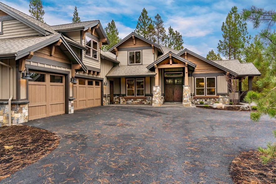 Luxury and exquisite craftsmanship plus ample gathering spaces make this the perfect home for large families, reunions, retreats and special get-a-ways. There are four master suites on main level along with great room, gourmet kitchen, laundry/mud room. Upstairs find two more suites, + bunk/bonus room. Expansive paver patio with hot tub for relaxing or entertaining. Sold furnished per inventory. Contact your agent to preview today.