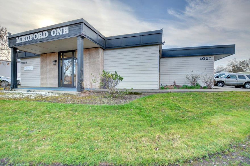 Investor special! Multi unit office building on highly visible Riverside Ave with an NOI of $76,126 (6.34% Cap Rate). Located in the Tax Advantage Opportunity Zone and within a 1/2 mile of the Rogue Valley Mall, the traffic count is 14,600/day. Close to 10,000 square feet is divided into as many as 15 individually leased office spaces which provides a great tenant mix, many of which are long term. Includes a lobby area, multiple entrances, conference room/multipurpose, multiple client bathrooms, abundant parking and some units have private entrances from the outside. Recent updates include a 50 year membrane roof, paint, carpet, bathroom fixtures, and AC units on the building. Handicap/ADA accessible with 40 parking spaces. 15 Foot ceilings with acoustic tiles at 9 feet. Schedule a tour today! Buyer to do their own due diligence on all aspects of the property.