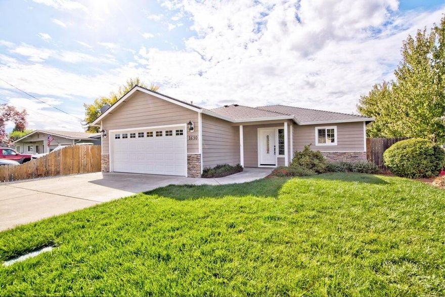 Beautiful, well-maintained home, convenient to work and shopping. Nice-sized kitchen with generous cabinetry and attractive tiled floor. Kitchen looks over breakfast bar into living area with architecturally attractive ceiling work. Master suite is large, with sliding doors providing access to a sunny patio. Both bathrooms feature tiled flooring. Low-maintenance grounds. Located on a low-traffic non-through street.