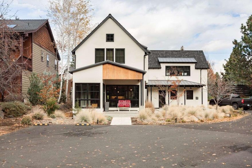 One of the very BEST streets in all of Bend - Drake Rd...The main house is 1399 sqft and includes a Transferable Short-Term Rental permit. This property also has a 384 Sqft detached Office/studio above the garage. The main house has been a full-time rental for the last several years with a rating of 4.98 stars and 232 reviews. In the sweet spot of Bend, near Brooks Park and right across the river from Downtown Bend. No detail has been overlooked in this mid-century inspired masterpiece. This home comes fully furnished and stocked with all the essentials that any overnight guest would need. Buyer do due diligence on square footage.