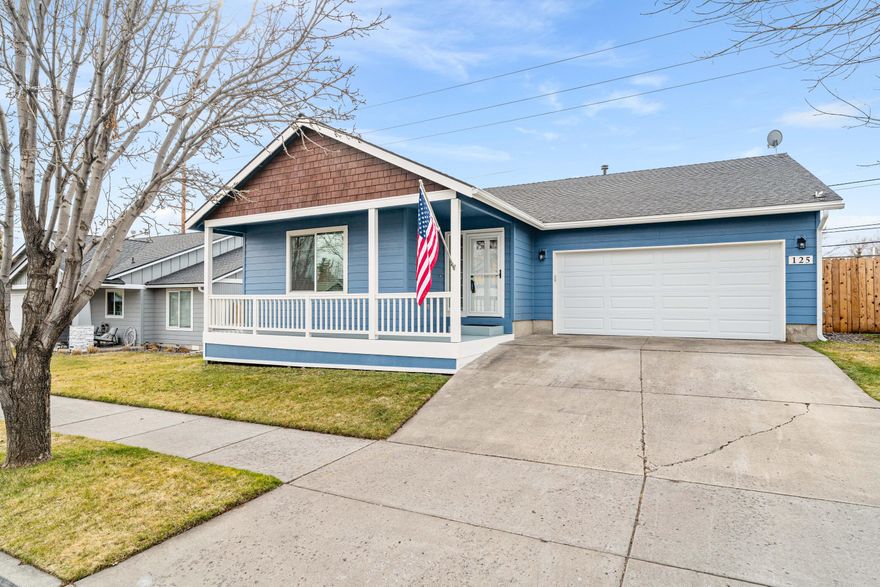 Step into this beautifully maintained single-level home in the Fair Haven community of NW Redmond, ready to move in! Featuring a spacious open floor plan, the living and dining areas flow seamlessly, perfect for everyday living and entertaining. The kitchen boasts sleek stainless steel appliances with new interior lighting. The generously sized bedrooms provide ample space for relaxation, while new vinyl plank flooring adds a modern, easy-to-maintain touch. The home's exterior was freshly painted last summer, and new outdoor lighting to enhance curb appeal. Outside, enjoy a private backyard with two raised gardens ft. drip irrigation, partially paved areas, a retaining wall, and a fully functional sprinkler system for the grass. Additional perks include no HOA giving you the freedom to enjoy your space without any additional fees, and A/C ensuring year-round comfort. This home offers a blend of style, comfort, and functionality- It wont last long, schedule your tour today!