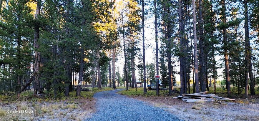 Home Away From Home!  All the hard work has been done, just load up the truck and head to your new vacation cabin in Mt. Scott Meadows!  Over 2 acres of park like, wooded parcels with views of the meadow and surrounding mountains.  Circle gravel driveway, 10x10 cabin with covered porch and 10x16 tuff shed garage.