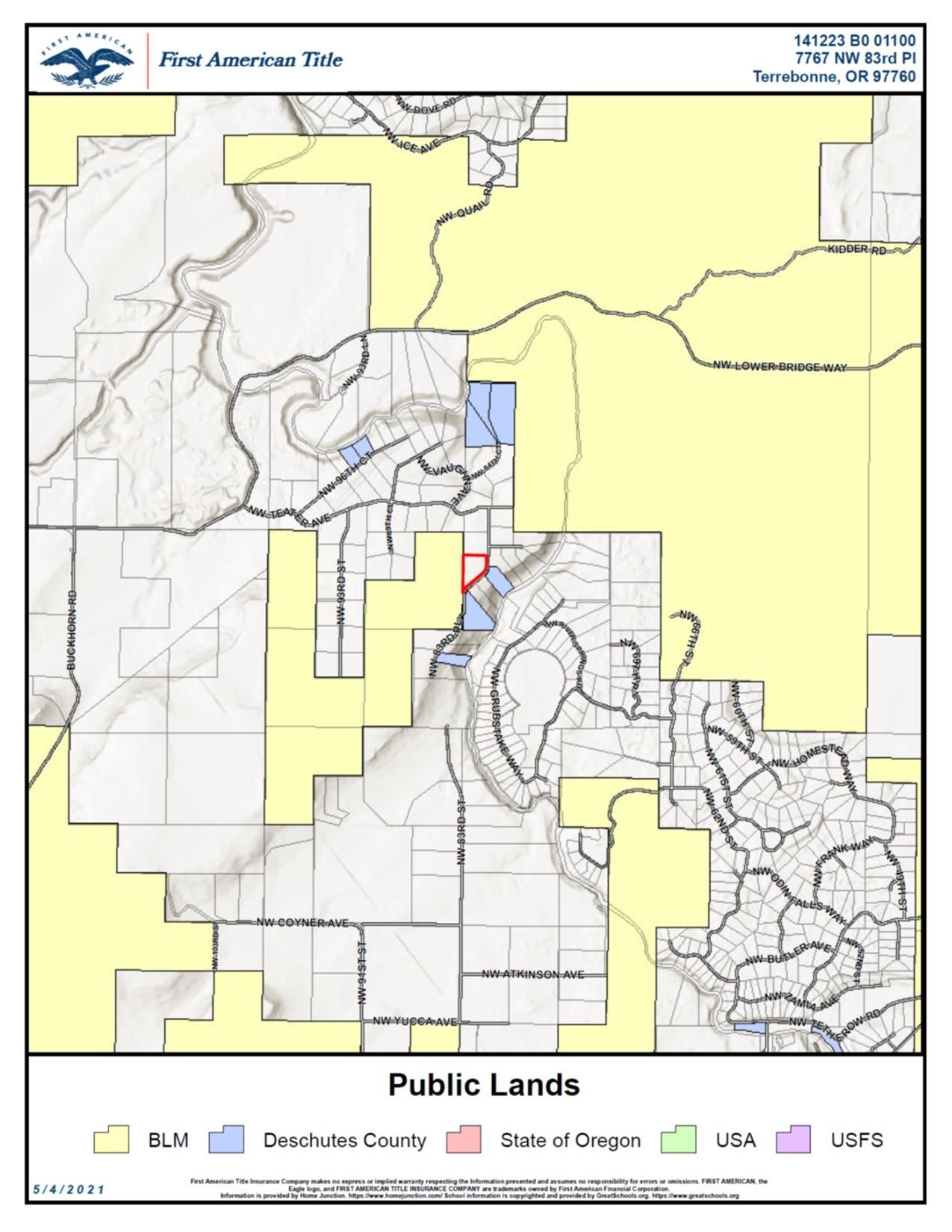 Lower Bridge Estate - Land